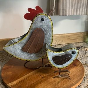 Hen and Chicks galvanized Planters/Containers